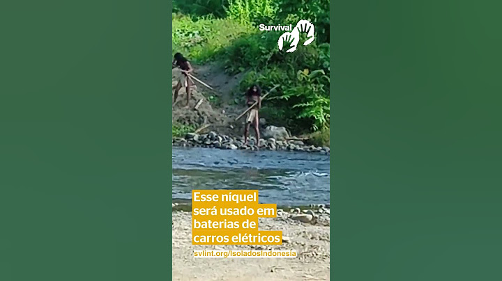 Indonésia: Novo vídeo mostra indígenas isolados próximos a mineração de níquel