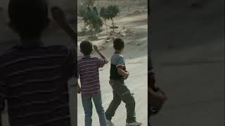 These kids challenge the Israeli soldiers #shorts