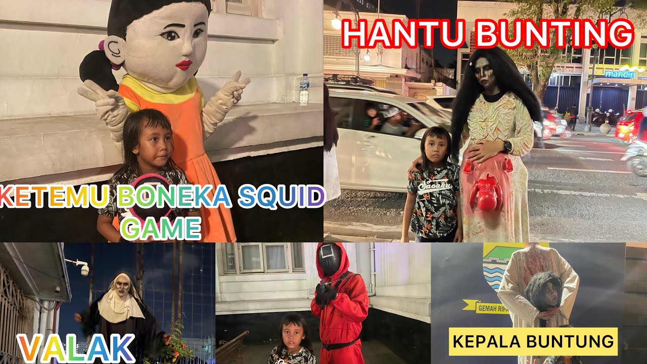 HANTU ALUN ALUN BANDUNG ASIA AFRIKA MENYERAMKAN || ADA HANTU VALAK HANTU BUNTING