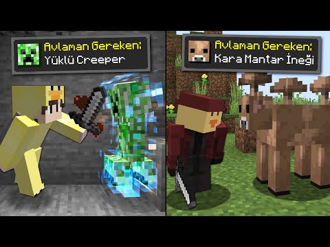 Minecraft MOB Avlama Yarışı...