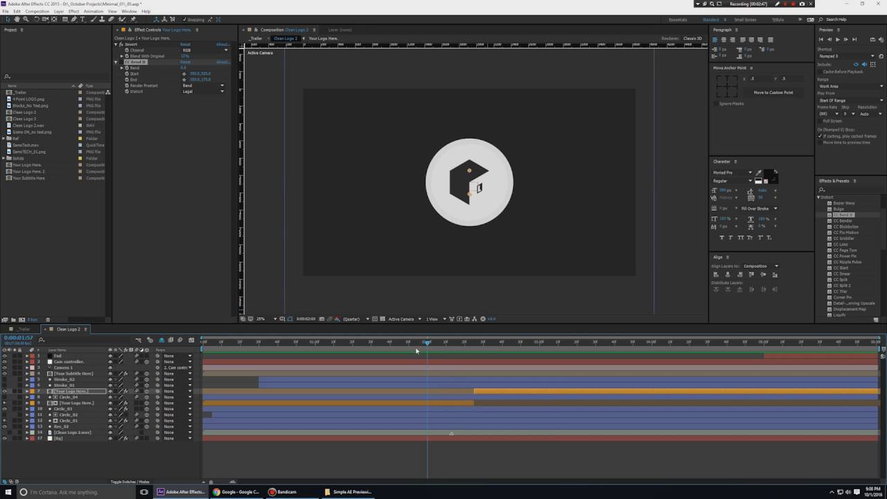 adobe after effect cc cant click on any effects