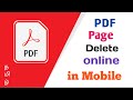How to delete a page on an online pdf  delete a pdf page online