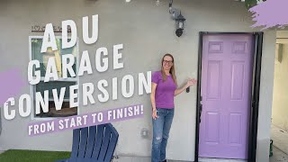 How I converted a garage to an ADU!