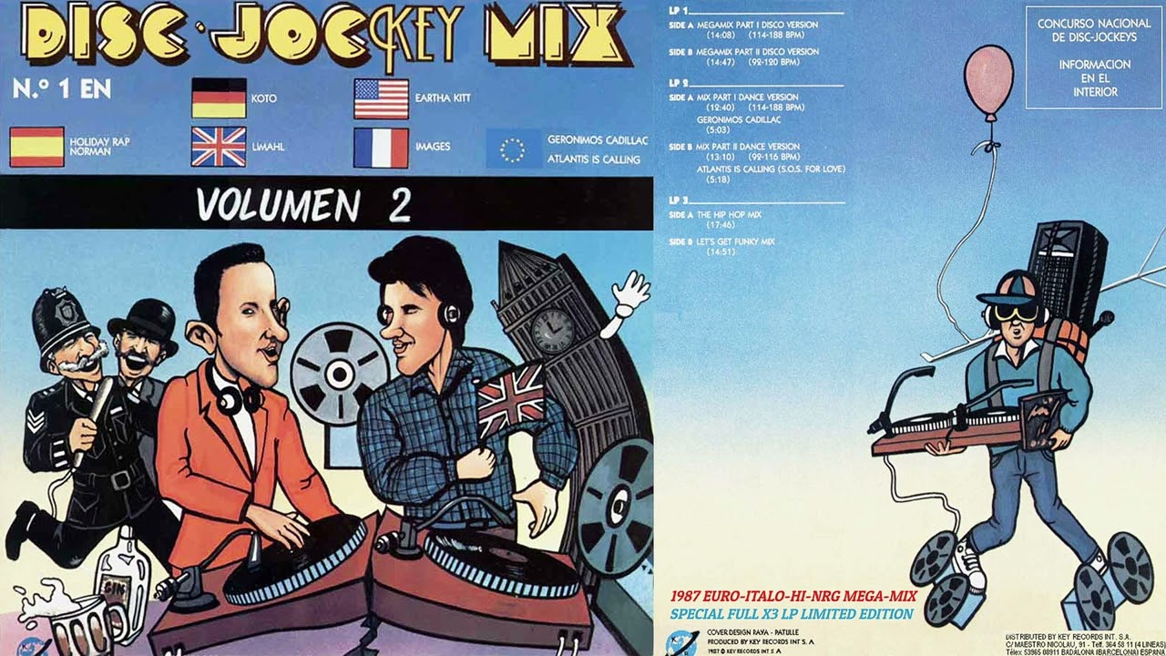 DISC JOCKEY MIX 2 🟡🟠 1987 NON⚡STOP x3LP DJs Jimmy Brown