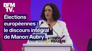 "Nous n'enverrons pas nos enfants mourir" en Ukraine: le discours intégral de Manon Aubry