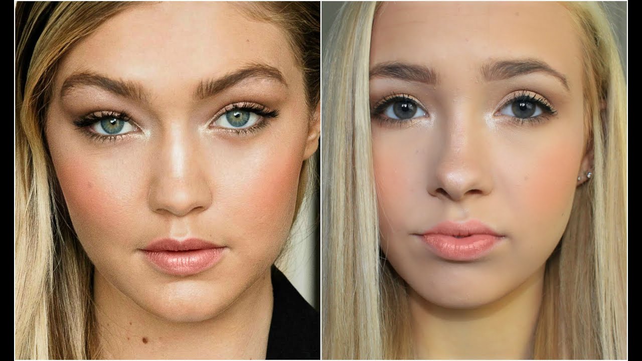 Gigi Hadid Inspired Makeup Tutorial YouTube