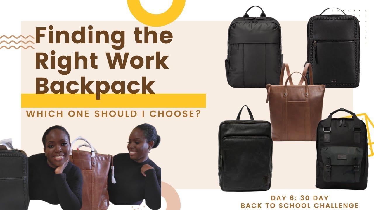 Calpak, Frye, Doughnut Backpack Review Finding the Right Work