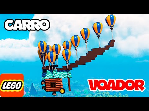 Como fazer uma CASA CARRO VOADOR no LEGO Fortnite!