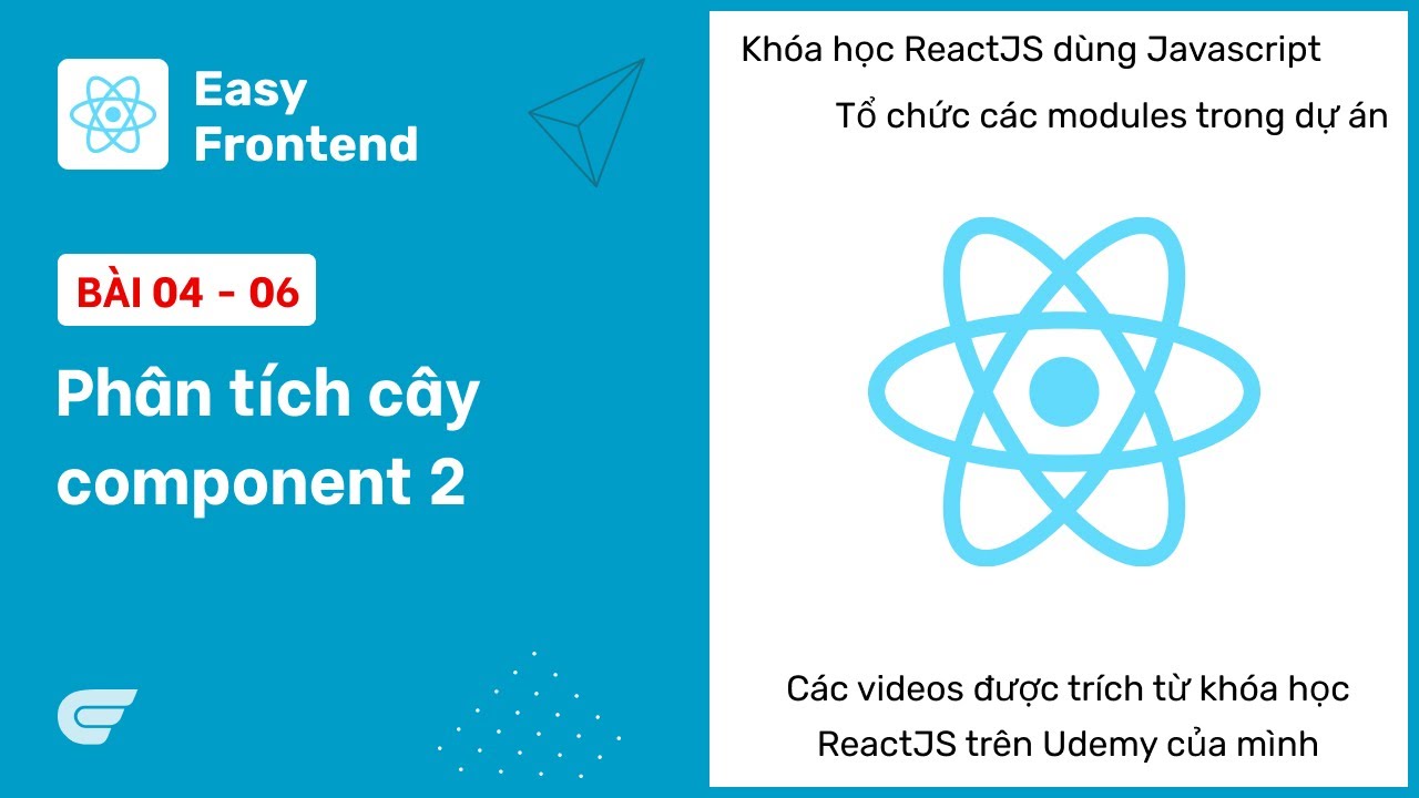 ReactJS: 04-06 Phân tích cây component 2 - YouTube
