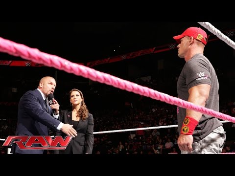 John Cena rejects The Authority's truce: Raw, Oct. 27, 2014