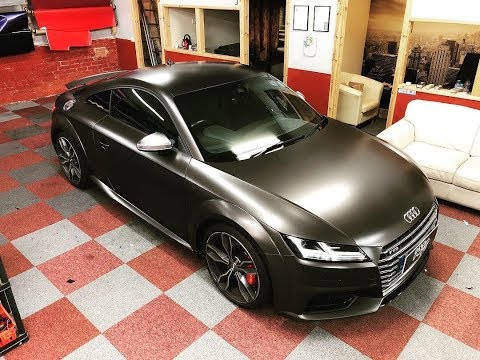 Audi TTS Nero Pearl Black Wrap