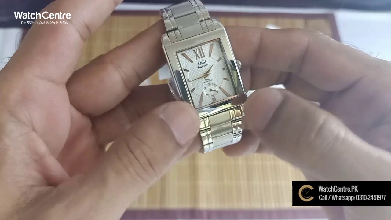 Q Q Citizen Japan S096j411y Square Shape Stainless Steel Watch Review Youtube