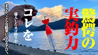 初挑戦でまさかの大爆釣。このカゴを使ったカゴ釣り、マジでスゴいぞ。