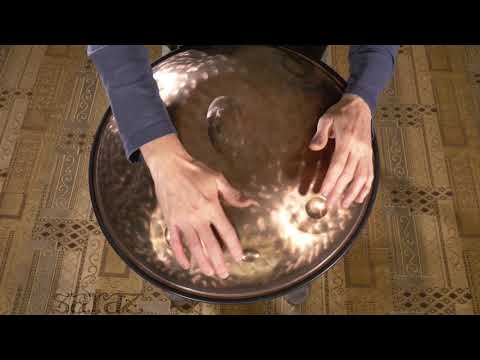 Saraz Handpan D Minor " Kurd " ( Stainless Steel )