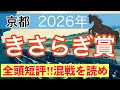 【きさらぎ賞2026】蓮の競馬予想(全頭短評)