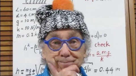 Solution  to Problem #78, Vertical Spring