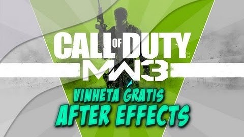 After Effects Template (FREE) - Call of Duty MW3 Menu