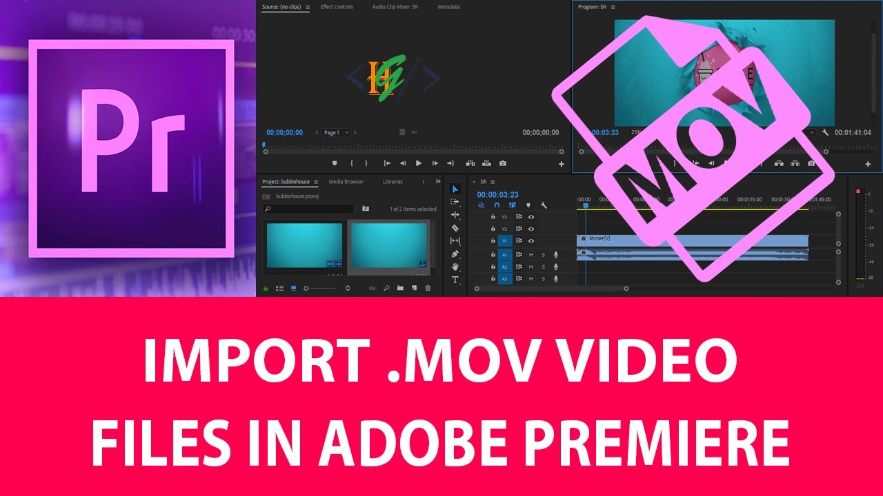How to Import MOV Video File in Adobe Premiere Pro