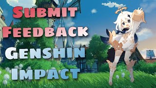 Genshin Impact - How to submit feedback on mobile