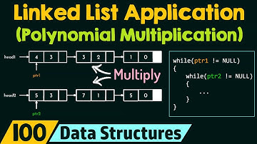 Application of Linked List (Multiplication of Two Polynomials)