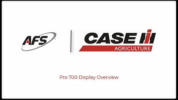 Pro 700 Display Overview