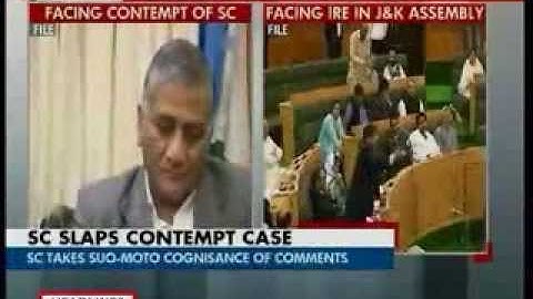 SC issues contempt notice to VK Singh