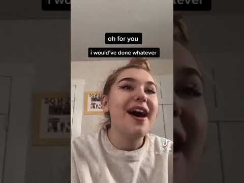 Oh For You, I Would've Done Whatever Cover by @samii.rosee (Tiktok)