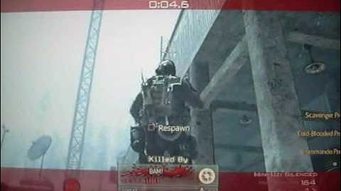 MW2 - Throwing Knife Tricks: Sub Base