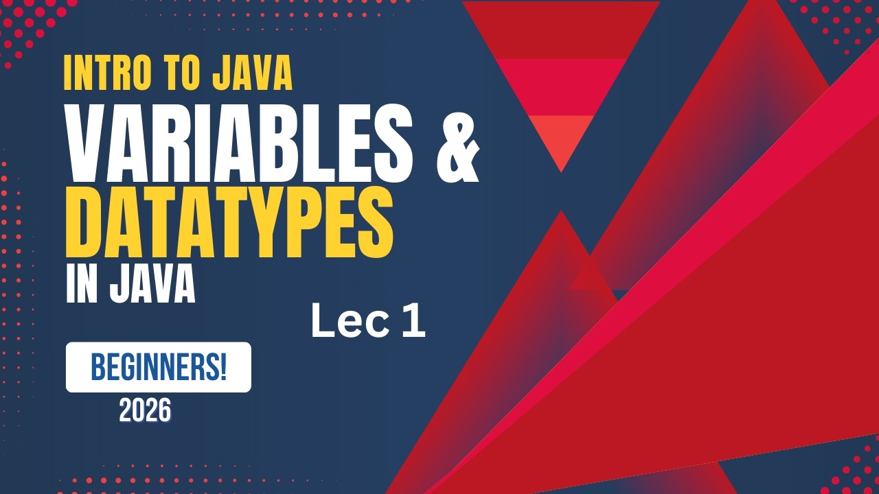 Java Tutorial for Beginners in Urdu/Hindi | Introduction, Variables ...