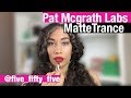 Pat McGrath MatteTrance Lipstick First Impressions Review of Omi, 1995, and Elson