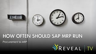 How Often Should You Run MRP? SAP Best Practices Explained!
