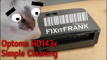 Optoma HD143X DLP Projector / Simple Cleaning for Flickering Image