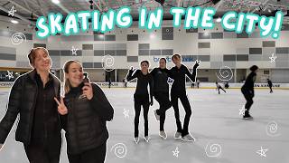 Skating in the City! ⊹ ݁˖*. ݁₊ | figure skating vlogs | phoebzk8