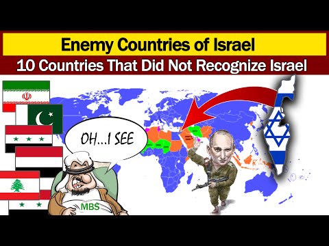 10 Big Islamic Countries That Didn't Accept Israel | Israel Enemy Countries |  Israel | Top X