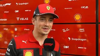 Full Charles Leclerc | Post-FP Interview | 2022 French Grand Prix Update