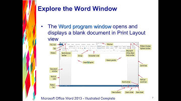 Word 2013 Unit A Video 1