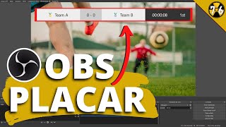 PLACAR NO OBS STUDIO: Configuração Fácil Sem Instalar Plugins screenshot 3