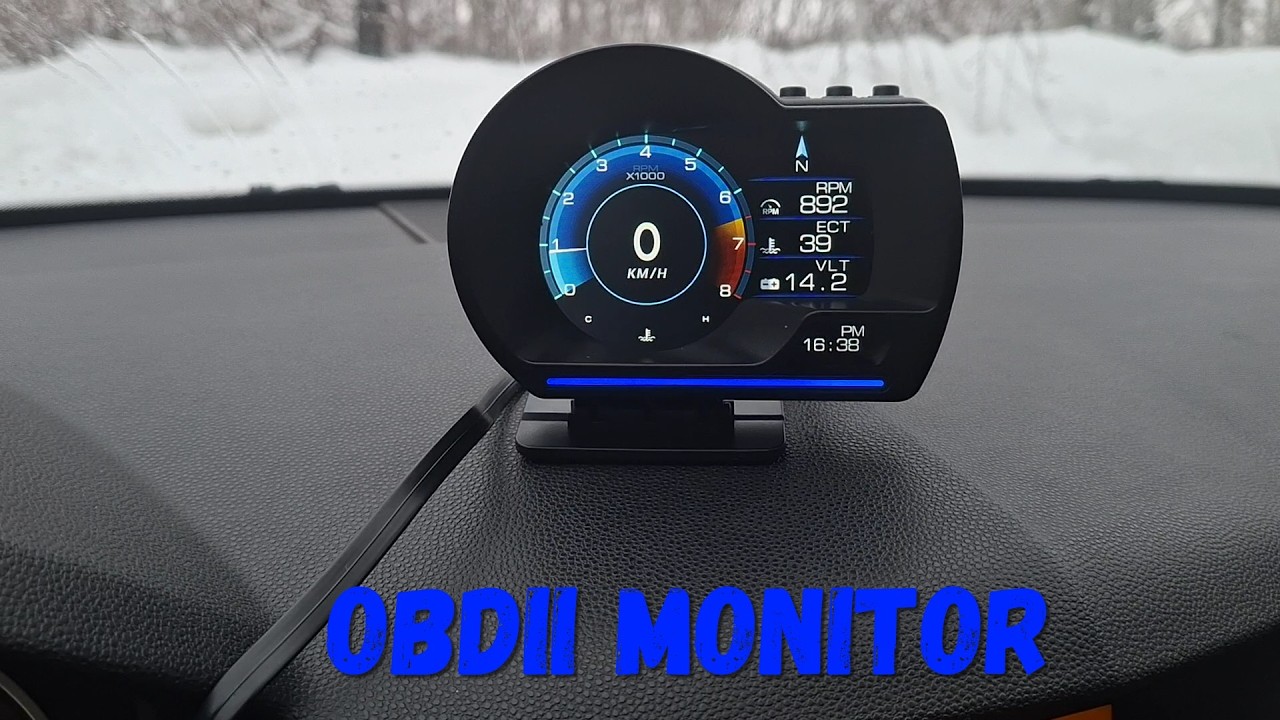 Insurance Obd2 Monitor OBDII (OBD2) Monitor. Распаковка и включение. - YouTube