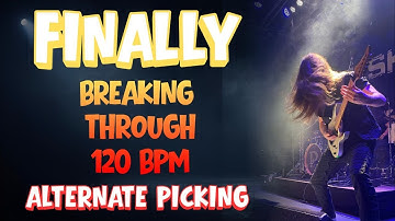 How to get faster at alternate picking I guitar playalong speed builder tutorial