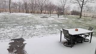 Samsung s20 Hyperlapse of Snowfall in PA