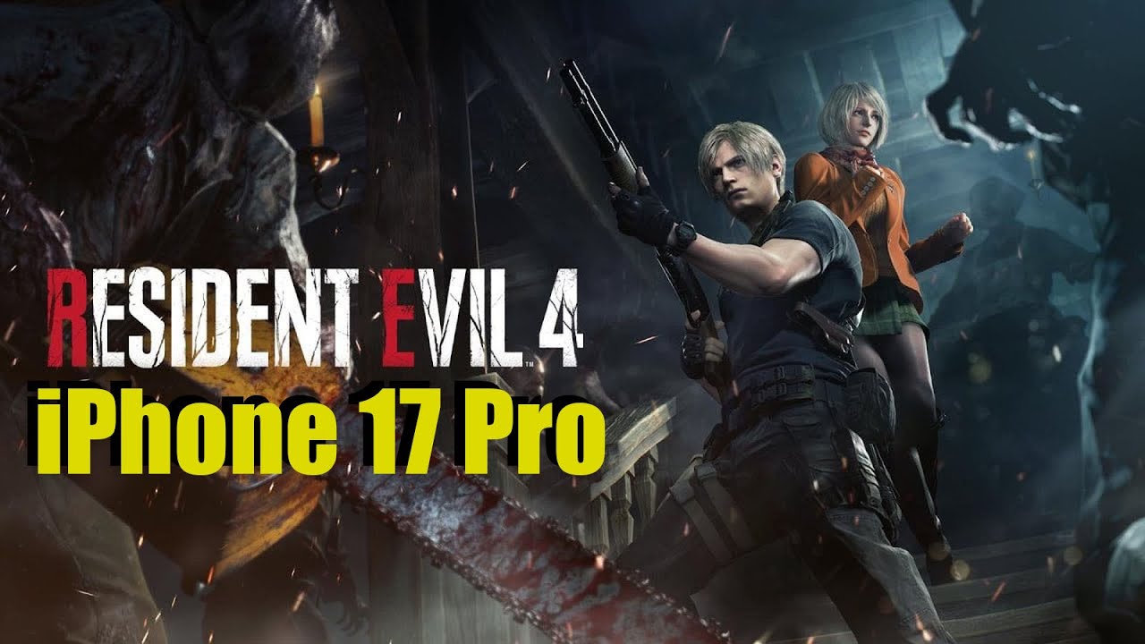 Resident Evil 4 Remake on iPhone 17 Pro