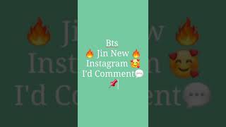 🥰Bts🥰 Jin New Instagram Photos | Jin Instagram New I'd🔥💥