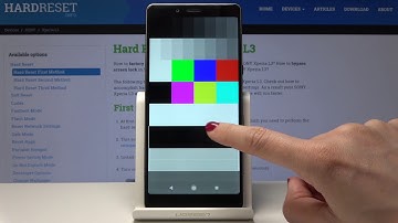 TEST MODE SONY Xperia L3 - Hardware Test Menu