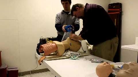Paramedic Skill Endotracheal Intubation with Suctioning