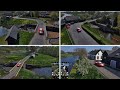 Skydio 2 following Ford Mustang 1965 through beautiful Dutch countryside