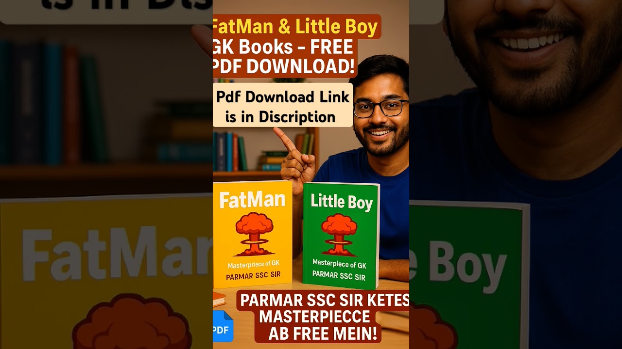Parmar SSC FatMan and Little Boy Book Review And pdf 