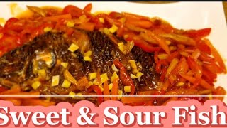Easy to cook Sweet and Sour Tilapia / Sweet and sour fish  Recipe