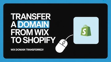 How to Transfer a Domain from Wix to Shopify | Step-by-Step Guide (2025)