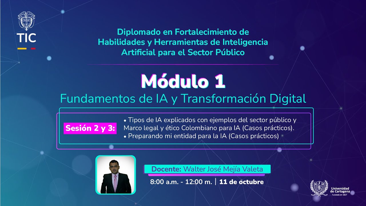 Módulo 1 - 2da Jornada - Sesión 2 y 3 Tipos de IA y preparación en ...