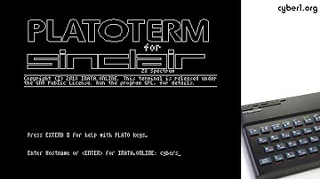 Getting Started with PLATOTerm on ZX Spectranet